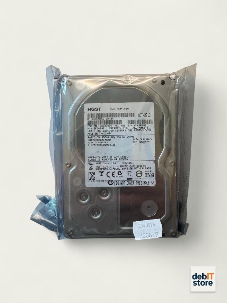 WD Ultrastar 2tb NAS - Server HDD (nieuw - BTW), Computers en Software, Harde schijven, Nieuw, Server, HDD, SATA, Ophalen of Verzenden