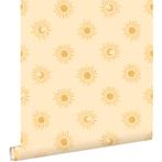 Esta behang zon/maan/konijntjes, Ophalen of Verzenden, Nieuw, Wanddecoratie