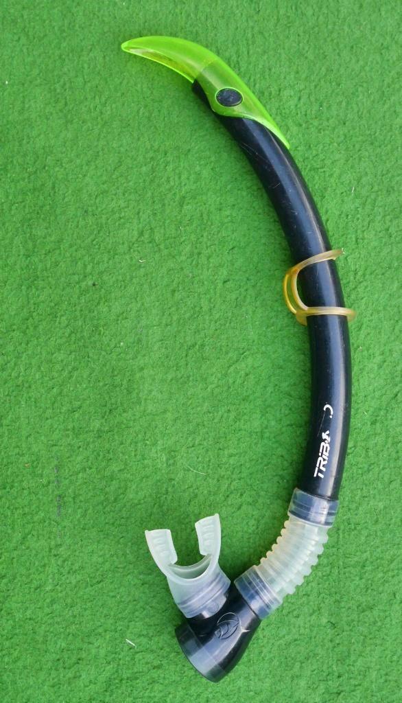 Luxe Tribord snorkel, met waterloosventiel, Watersport en Boten, Snorkelen, Gebruikt, Snorkel, Ophalen of Verzenden