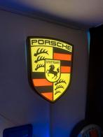 Verlicht muurbord / lichtbak van Porsche (Schild) WEG=WEG!, Verzamelen, Ophalen of Verzenden, Zo goed als nieuw, Lichtbak of (neon) lamp