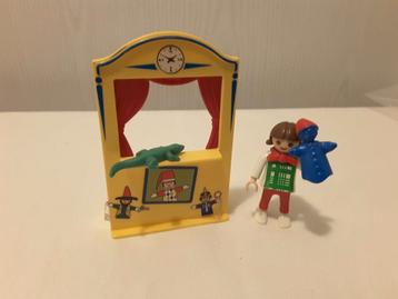 Playmobil 4664 meisje met poppenkast compleet.  beschikbaar voor biedingen