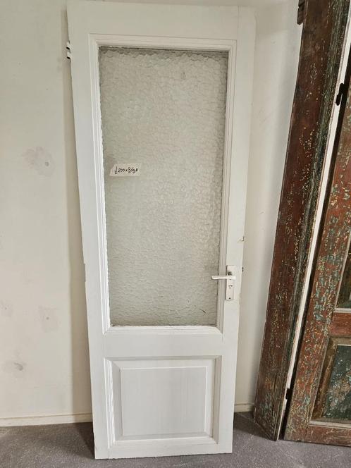 Meerdere en/of losse deuren, Doe-het-zelf en Verbouw, Deuren en Horren, Gebruikt, Binnendeur, 200 tot 215 cm, Minder dan 80 cm