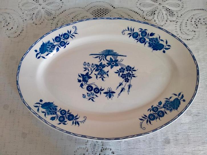 Boch la Louvière schaal en borden, Grand Bouquet, Antiek en Kunst, Antiek | Servies los, Ophalen of Verzenden