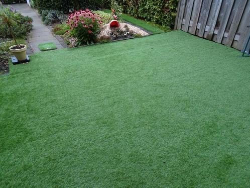 NATUURLIJKE KLEUR KUNSTGRASMAT (HOOGWAARDIGE KWALITEIT), Tuin en Terras, Gras en Kunstgras, Zo goed als nieuw, Kunstgras, 10 tot 20 m²