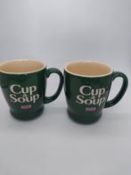 2 leuke groene mokken voor Cup-a-Soup van Unox, Ophalen of Verzenden, Zo goed als nieuw, Gebruiksvoorwerp