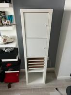 Witte Ikea Kallax kast, Huis en Inrichting, Ophalen, Minder dan 50 cm, 100 tot 150 cm, Zo goed als nieuw