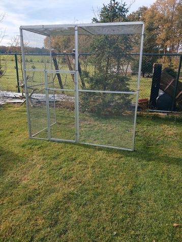 Voliere aluminium kooi kattenren  beschikbaar voor biedingen