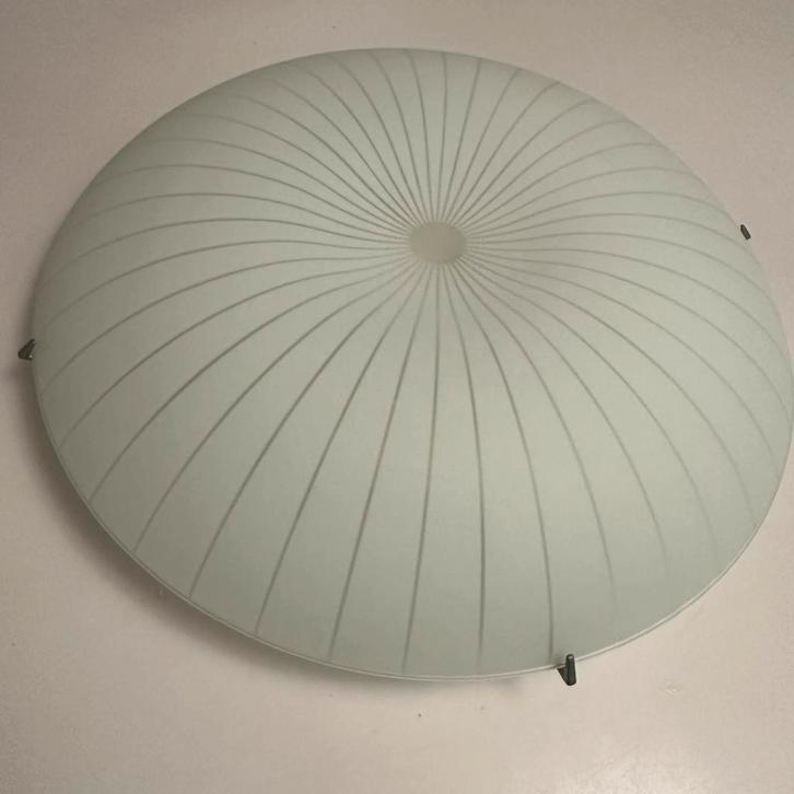 Ikea Calypso Plafonnière, Huis en Inrichting, Lampen | Plafondlampen, Zo goed als nieuw, Glas, Metaal, Ophalen