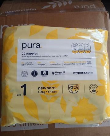 Pura luiers maat 1 Nieuw in verpakking! beschikbaar voor biedingen