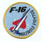 USAF KLu patch F-16 Multirole Fighter, Verzamelen, Ophalen of Verzenden, Luchtmacht, Nederland, Embleem of Badge