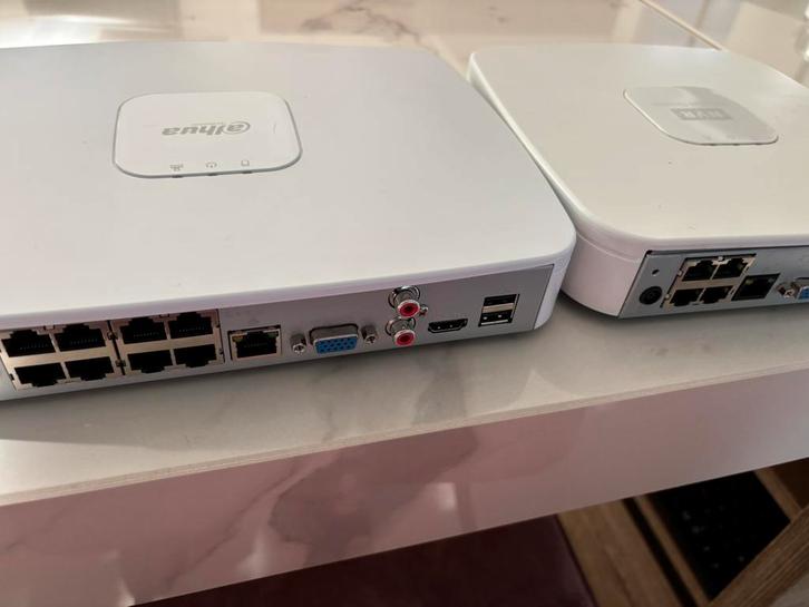 Dahua nvr 4 en een 8 kanaals, Computers en Software, Netwerk switches, Gebruikt, Ophalen of Verzenden