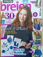 Simply breien 2 2016 herentrui, poncho, Fair Isle trui, Hobby en Vrije tijd, Breien en Haken, Ophalen of Verzenden, Zo goed als nieuw