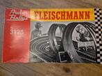 Fleischmann Looping 3125 +3509 slepers, Gebruikt, Ophalen of Verzenden, Met looping, Elektrisch
