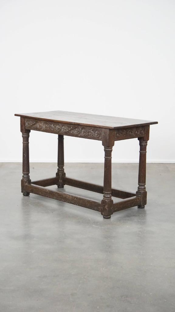 Antieke Engelse side table/haltafel uit begin 18e eeuw, Antiek en Kunst, Antiek | Meubels | Tafels, Ophalen