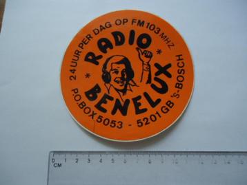 sticker oud PIRAAT Radio Benelux Hertogenbosch FM piraten beschikbaar voor biedingen