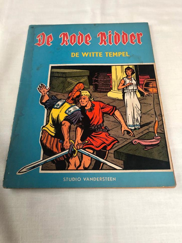 De Rode Ridder deel 18 De Witte Tempel SC 1e druk 1964., Boeken, Stripboeken, Gelezen, Eén stripboek, Ophalen of Verzenden