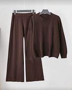 Kleding set Kalie Bruin-1(44-50), Kleding | Dames, Grote Maten, Verzenden, Nieuw, Bruin, Overige typen