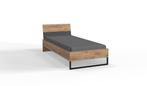 Texel 1-persoonsbed - Eikenkleur/grafiet, Niet ingevuld, Niet ingevuld, Niet ingevuld