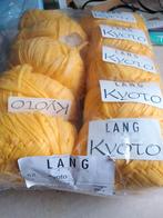 Lang Yarns Kyoto Geel - 10 Bollen, Hobby en Vrije tijd, Breien en Haken, Ophalen of Verzenden, Nieuw, Breien, Wol of Garen