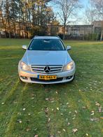 Mercedes-Benz C-Klasse 1.8 C180 Kompr. Estate AUT 2008 Grijs, Auto's, Automaat, Achterwielaandrijving, 1800 kg, Zwart