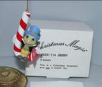 Grolier Jiminy Cricket op zuurstok Pinocchio ornament Kerst, Ophalen of Verzenden, Peter Pan of Pinokkio, Zo goed als nieuw, Beeldje of Figuurtje