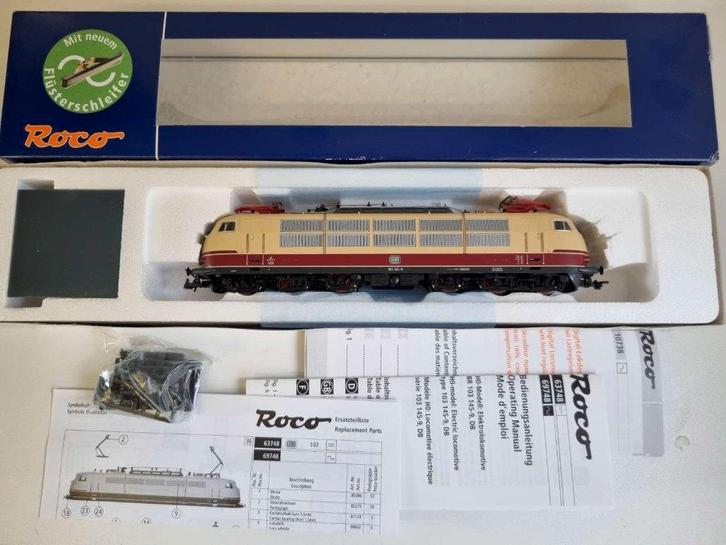 Roco 69748 - Elektrische locomotief BR 103 Digitaal (AC), Hobby en Vrije tijd, Modeltreinen | H0, Zo goed als nieuw, Locomotief