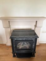 Gaskachel Speksteen met Natuursteen Schouw Rosal, Huis en Inrichting, Kachels, Ophalen, Gebruikt, Gas, Vrijstaand