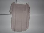 H&M Basic Beige/Roze T-shirt Met Ronde Hals Maat XL, Kleding | Dames, T-shirts, H&M, Verzenden, Beige, Maat 46/48 (XL) of groter