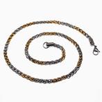 60cm5mm Dames Heren Visgraat Ketting RVSGoudkleurZilverkleur, Overige materialen, Birgitta-Gracht 33, 6465 EL Kerkrade, Nederland