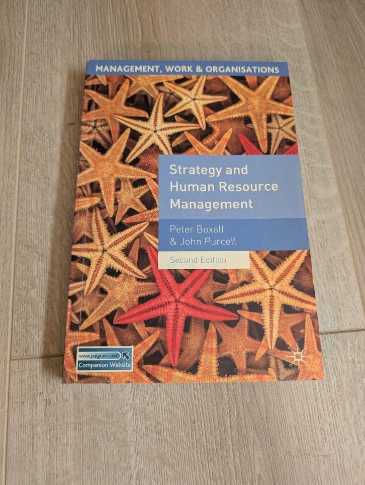 Strategy and Human Resource Management, Boeken, Economie, Management en Marketing, Gelezen, Management, Ophalen of Verzenden