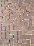 gebruikt oud gebakken klinkers rood / paars genuanceerd, Gebruikt, Keramiek, Klinkers, Ophalen of Verzenden