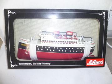 Schuco blikken Stoomboot Queen1 Blechdampfer 30cm in doos beschikbaar voor biedingen