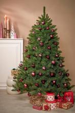 Triumph Tree Forest – Kunstkerstboom H120 x Ø99 cm + versier, Ophalen of Verzenden, Zo goed als nieuw