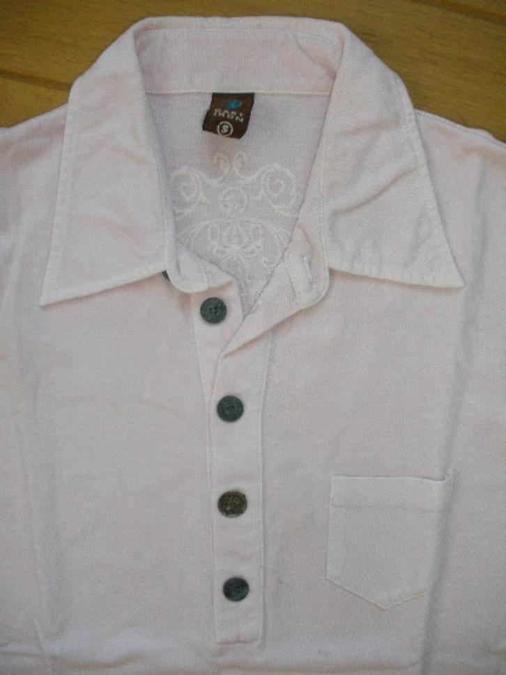 CAST IRON polo t- shirt licht roze maat S, Kleding | Heren, Polo's, Zo goed als nieuw, Maat 52/54 (L), Roze, Ophalen of Verzenden