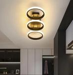 Moderne LED-plafondlamp, zwart en wit,, Ophalen, Nieuw, Led