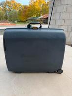 Samsonite koffer blauw, Sieraden, Tassen en Uiterlijk, Koffers, Ophalen, Gebruikt, Hard kunststof, Slot