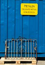 Smeedijzeren Poort/Hek vintage 1050x600, Ophalen, Met poort, Gebruikt, Tuinhek