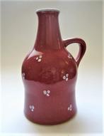 Vintage vaas purperrood - Strehla 9033 (7703), Ophalen, Aardewerk of Porselein, Zo goed als nieuw, Minder dan 50 cm