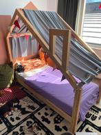 Petit Puk huisjebed, Kinderen en Baby's, Kinderkamer | Bedden, Ophalen, 70 tot 85 cm, 140 tot 160 cm, Zo goed als nieuw