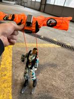 Action Man met parachute, Ophalen, Gebruikt