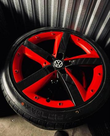 17" 5x100 Orig. VW Polo Audi A1 Velgen + zomerbanden, NIEUW! beschikbaar voor biedingen