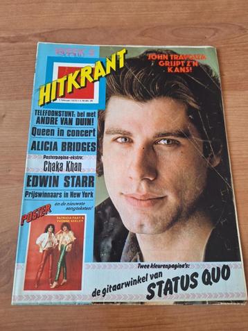 Hitkrant 1979 Travolta Andre van Duin Status Quo Queen Rufus beschikbaar voor biedingen