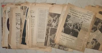 partijtje knipsels Prinses Beatrix & Prins Claus  beschikbaar voor biedingen