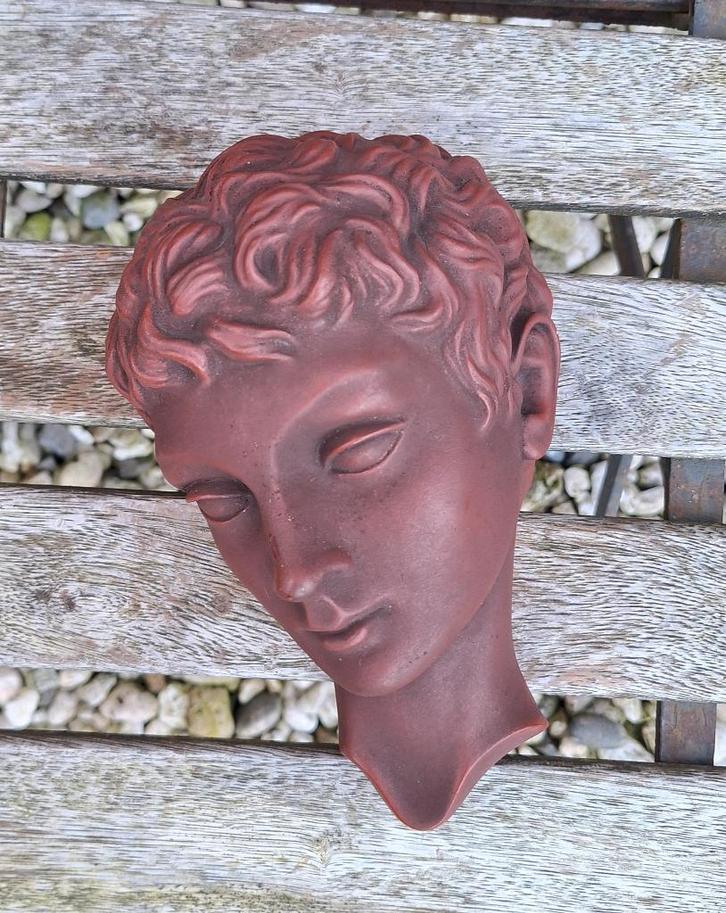 Prachtig vintage Achatit wandmasker., Verzamelen, Retro, Huis en Inrichting, Ophalen of Verzenden