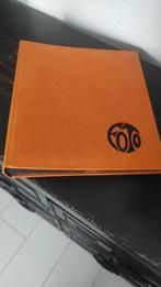 Vintage fotoalbum oranje zwart, Ophalen of Verzenden, Gebruikt, Fotoalbum