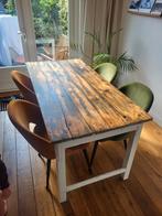 Prachtig oud houten tafel, Ophalen, Zo goed als nieuw, Hout