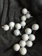 Kerstballen wit, Ophalen of Verzenden, Zo goed als nieuw