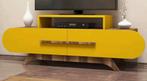 Tv meubel geel, Overige materialen, 100 tot 150 cm, Nieuw, Ophalen of Verzenden