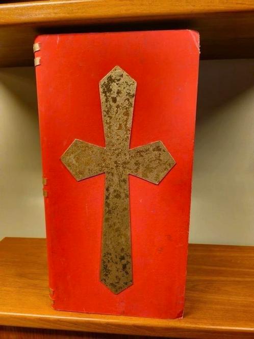 Vintage Sinterklaas Grote Boek Etalage Etalagematriaal, Diversen, Sinterklaas, Zo goed als nieuw, Ophalen of Verzenden