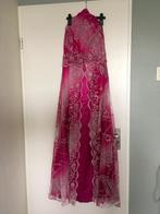 Zomerse Feestjurk, roze met zilver, maat S, Kleding | Dames, Gelegenheidskleding, Galajurk, Ophalen of Verzenden, Zo goed als nieuw